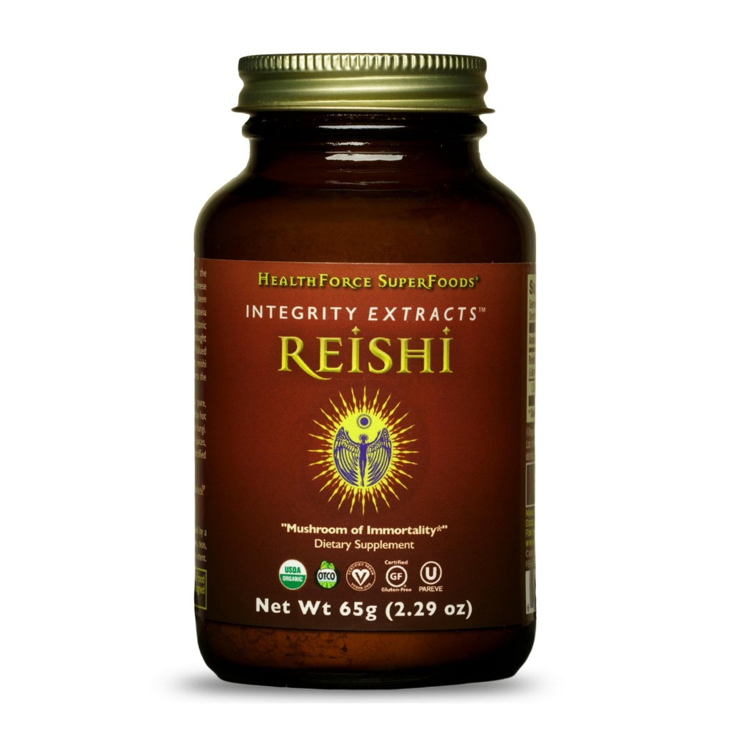 HealthForce SuperFoods Integrity Extracts Reishi - Pulver - 65 Gramm
