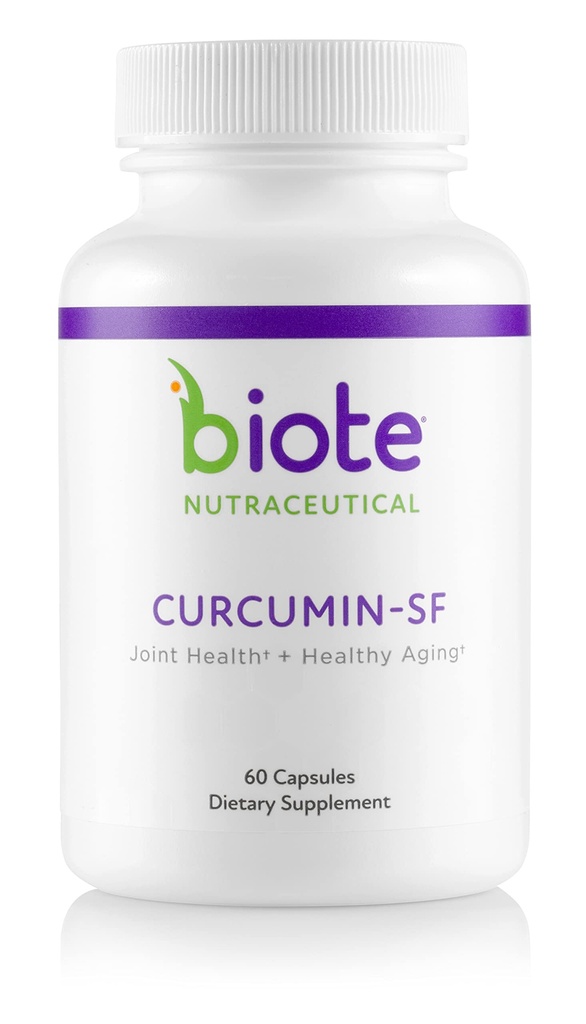 Biote Nutraceuticals - Curcumin SF - Zirkulation + Gesundes Altern (60 Kapseln)