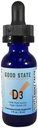 Vegan Vitamin D3 by Good State | 100% Plant Sourced from Algae | Vegan Professional Grade Supplemento | 1 Flacone di vetro di oncia fluida | 300 Serve