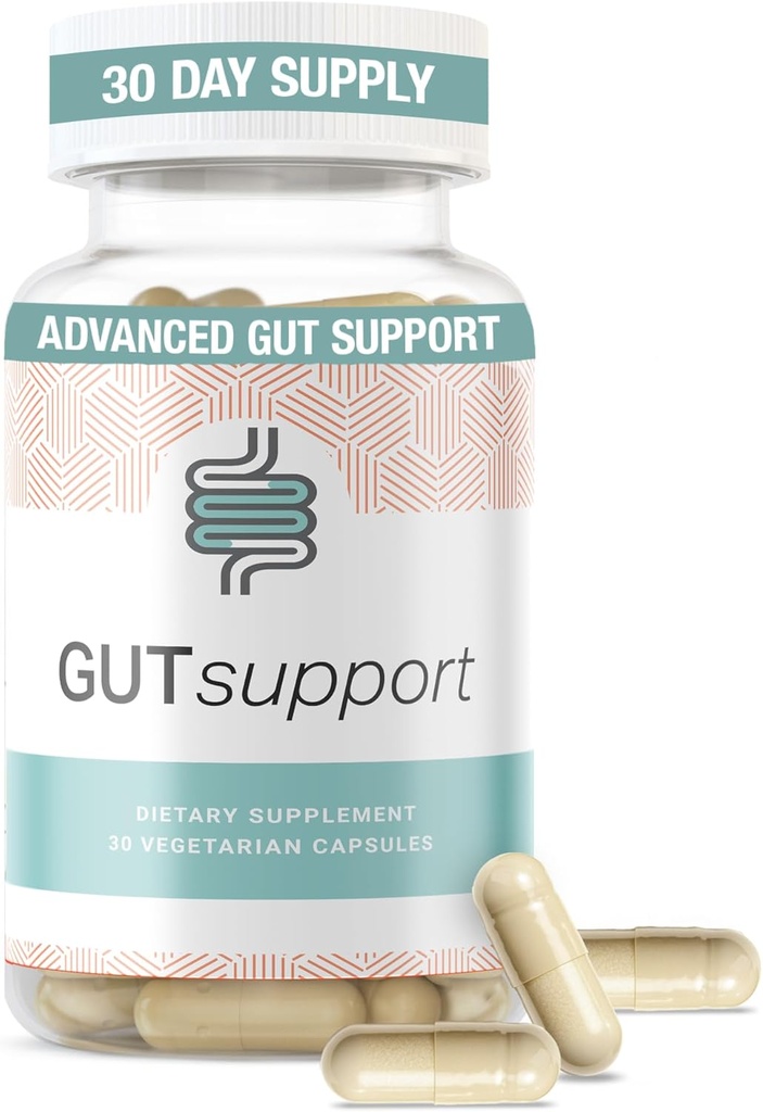IBDassistTM Gut Support Capsule - Gut Health & Digestion Supplement - Constipation & Occasional Bloating Relief für Frauen & Männer* - Komplett mit Vitamin D3, A, E, Zink & Mehr - 30 Kapseln