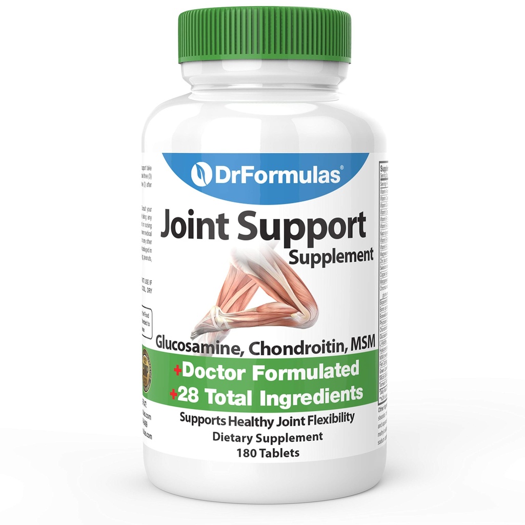DrFormulas Joint Support Supplements für Männer und Frauen | Glucosamine Chondroitin Msm, (Mendamine) 60 Tage Versorgung
