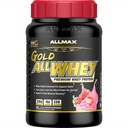 ALLMAX Nutrition Gold ALLWHEY, Fragola - 2 lb - 24 Grammi di Proteine Per Scoop - Gluten Free, Low Carb & Low Sugar - Circa 30 Serve