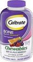 Caltrate Calcium & Vitamin D3 Supplement 600+D3 Plus Minerals Kautablett, 600mg (Cherry, Orange, und Frucht Punch Flavors, 155 Count)