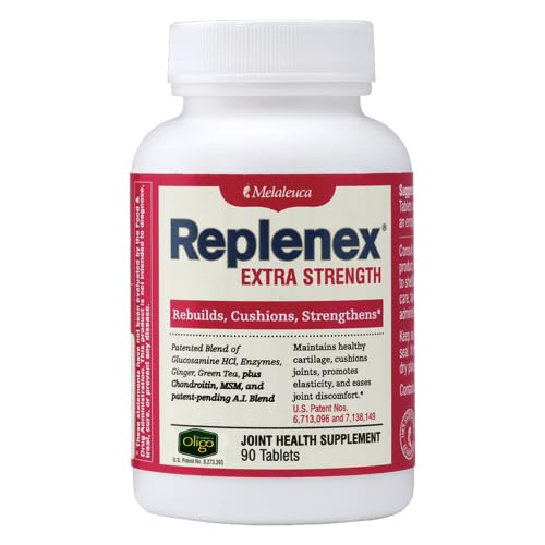 Melaleuca Replenex baut Joint Health wieder auf. Glucosamin. Calcium. (90 Tabletten)