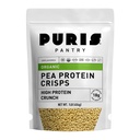 PURIS Organic Pea Protein Crisps, Certified Organic Pea Protein Isolate, Keto Protein Crunch, Made 100% in the USA, Non-GMO, Gluten Free, No Sugar, No Soy, 18g Protein, 7g Carbs, Non aromaed