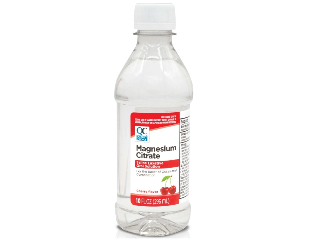 Qualität Wahl Magnesium Citrate Oral Lösung, 10oz - Saline Laxative, Beilage für okzionale Verstopfung Relief, Mag Citrate ist ein gentle und effektives Laxative für Regelmäßigkeit (1, Kirsche)