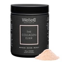 WelleCo Il Collagene Elisir, Peptidi di collagene marino polvere con acido ialuronico, vitamina C, enzimi digestivi & silice per pelle, capelli e unghie, non aromatizzati, 4.23 oz
