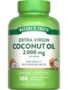 Nature's Truth Coconut Oil Supplement | 100 Softgels | Natürlich CT MCTs | Non-GMO & Gluten Kostenlos