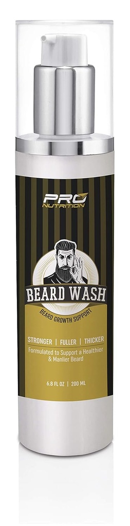 Bart Growth Shampoo & Wash- Stimuliert & Repariert neues Schaumwachstum. Wachsen Sie stärker, Thicker, Fuller, Länger, gesünder Bart & Schnurrhaar.