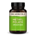 Dr. Mercola Methyl Folate - Supports Detoxification & Cellular Health - 5-MTHF Folate - Biodisponibile Formula - 5 mg - 30 capsule