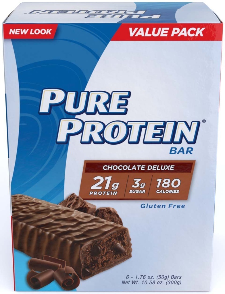 Pure Protein Schokolade Deluxe High Protein Bar 1.76 Oz 24 Ct