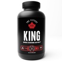 Der Fittest King - Testosteron-Booster-Ergänzung - Unterstützt Hormone Gesundheit, Stamina, & Stärke - Inklusive Grass gefüttert Bovine Liver, Knochen Marrow, Herz & Hoden - 180 Kapseln