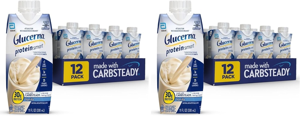 Glucerna - 30G, Vanille, 12 Count (Pack von 2)