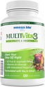 Multi Vits 3 Multivitamin - 2 al giorno - 70+ Ingredienti - 42 Frutta e Verdura - CoQ10 per la salute del cuore - Cervello, Energia, Supporto Visione - Vitamine & Minerali - 60 Serve