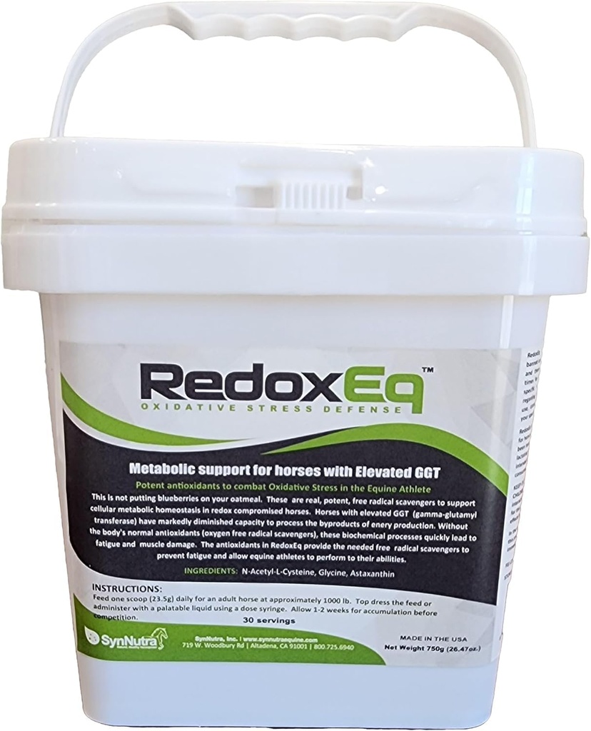 SynNutra Equine RedoxEq- für Elevated GGT 100% Natürliche 30 Servietten