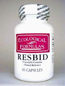 Formula ecologica - Resbid N-Ace-L-Cys (Timed Rel) 60 caps