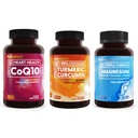 BioEmblem Triple Magnesium Complex e curcumina curcuma e CoQ10 con BioPerine
