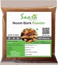 Neem Bark polvere Neem Chhal polvere, utile in stanchezza, malattie della pelle, supplemento di vitamina, 100gm