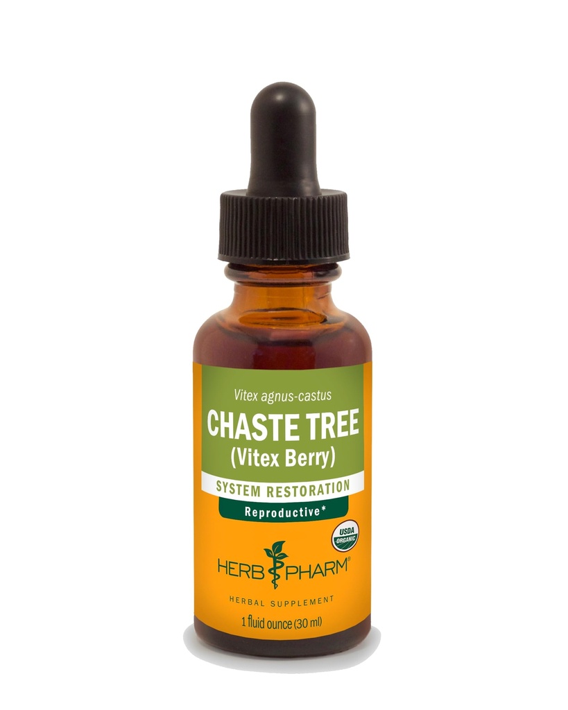 Herb Pharm Chaste Tree Liquid Extract für weibliche Reproduktion Systemunterstützung - 1 Unze (DCHASTE01)