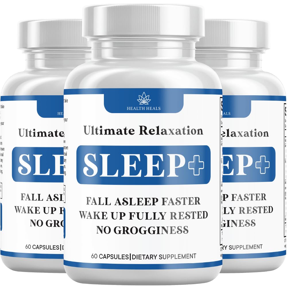 Relaxation Schlafhilfe, Natürliche Non-Habit-Formung, Schlaf-Ergänzung entwickelt, um Unterstützung für längeren und besseren Schlaf, Kamille, Magnesium, Melatonin, Ashwagandha, GABA, Drug-Free (180 Count)