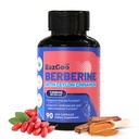 Supplément Berberine Premium 1200mg avec cannelle Ceylan - 90 Capsules Vegan - Supplément Berberine HCL sans gluten, soutien immunitaire