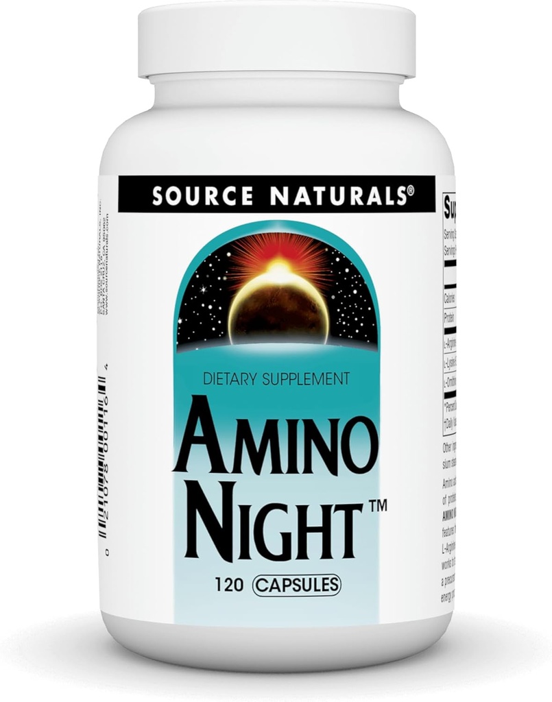 Sorgente Naturals Amino Night - Advanced Amino Acid Formula* - 120 capsule