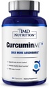 1MD Nutrition CurcuminMD Plus - Kurkuma mit Boswellia Serrata - 285x Mehr absorbierbar | Gelenkschwierigkeit, Muskelrückgewinnung und Stimmungsunterstützung | 60 Kapseln