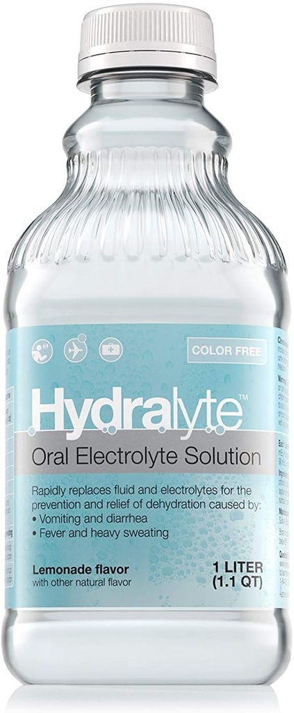 Hydralyte Elektrolyt Limonade Flüssigkeit 33,8 Unzen (2 Packung)