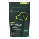 VetriScience 27+ Chews Active Health, Canine Plus Daily Multivitamin for Puppies and Adult Dogs, Vitamine bilanciate, Minerali e Antiossidanti, Assistenza sanitaria e benessere, Veggie, 30 Conte