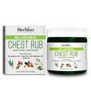 HERBION Naturals Chest Rub - Unguento rilassante con vapori calmanti per adulti e bambini 2+ - Allevia la tosse, il freddo, la congestione di nasali e petto – riduce il muscolo e dolori articolari (3.53 Oz (Pacchetto di 1)