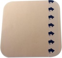 Dynarex DynaDerm Hydrokolloid Dressings, Sterile Moist Bandagen für Wunden, 6" x 6," Extra Thin & Latex-Free, Schiffe in Peel-Down Patches, 1 Box mit 5 Dressings