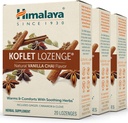 Himalaya Koflet Lozenges, Vanilla Chai Flavor, Natürliche Kräutertee Tropfen für Wärmehilfe und beruhigenden Komfort, 130 mg, 20 Lozenges,3 Pack