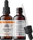 Tintura di seta di mais, Estratto di seta di mais organico (Zea Mays) Integratore di erbe seta secca, Non OGM in Glicerina vegetale organica a freddo, 700 mg, 2 oz (60 ml)