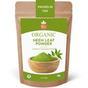 SPICY ORGANIC Neem Powder – 4 oz. - Certificato USDA Organic -Non-GMO - Foglie di Neem fresche secche polvere per capelli sani e pelle - Azadirachta Indica erba ayurvedica per il benessere generale