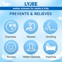 LYJEE Motion Sickness Bands Anti Nausea Armband für Erwachsene und Kinder Morgen Krankheit Relief für schwangere Frauen Acudruck Übelkeit Relief für Auto, Meer, Luftkrankheit (grün)