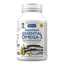 ANDREW LESSMAN Maximum Essential Omega-3 Orange - 60 Softgels - Ultra-Pure, High Potency Omega-3 Öle. Hohe DHA, keine Stomach Upset, keine Verunreinigungen, keine Merkur. Kleine leicht zu schlucken Softgels