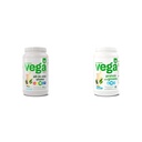 Vega Organic All-in-One Vegan Protein Powder & Protein und Greens Protein Powder, Vanille - 20g Pflanzenbasierte Protein Plus Veggies