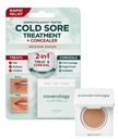 Coverology Cold Sore Treatment & Cold Sore Concealer - La migliore copertura completa Cold Sore coprire trucco per aiutare Disguise e Soothe - Medium
