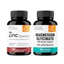Sandhu's Zink Quercetin & Magnesium Glycinate Complex mit Quercetin Kapseln | Unterstützt Immun-, Muskel-Gesundheit & Qualität Schlaf