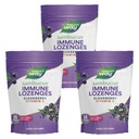 Lozenges Immune di Sambucus di modo naturale, vitamina C ad alta potenza, Elderberry, Ciliegia selvatica aromatizzata, 24 Lozenges (Packaging May Vary) - 3 Pack