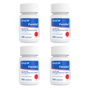 Major FeroSul - Eisensulfat 325 mg Tabletten - Eisen Beilage für Damen und Herren - Speziell beschichtete Easy-to-Swallow Tabletten - Rot - 100 Count (4 Pack)