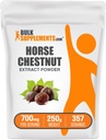 BulkSupplements.com Estratto di ciambelle di cavallo polvere - Supplemento di castagne di cavallo, Supplemento di erbe - Gluten Free, 700mg per porzione, 250g (8.8 oz) (Pack of 1)