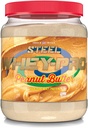 Integratori d'acciaio Whey-Pro | Polvere di proteine del siero puro al 100% per gli uomini e le donne | burro di arachidi | guadagno muscolare e recupero muscolare magra | Gluten Free | 1.51 lbs | BCAA 5g | Non-GMO | 25 Servings
