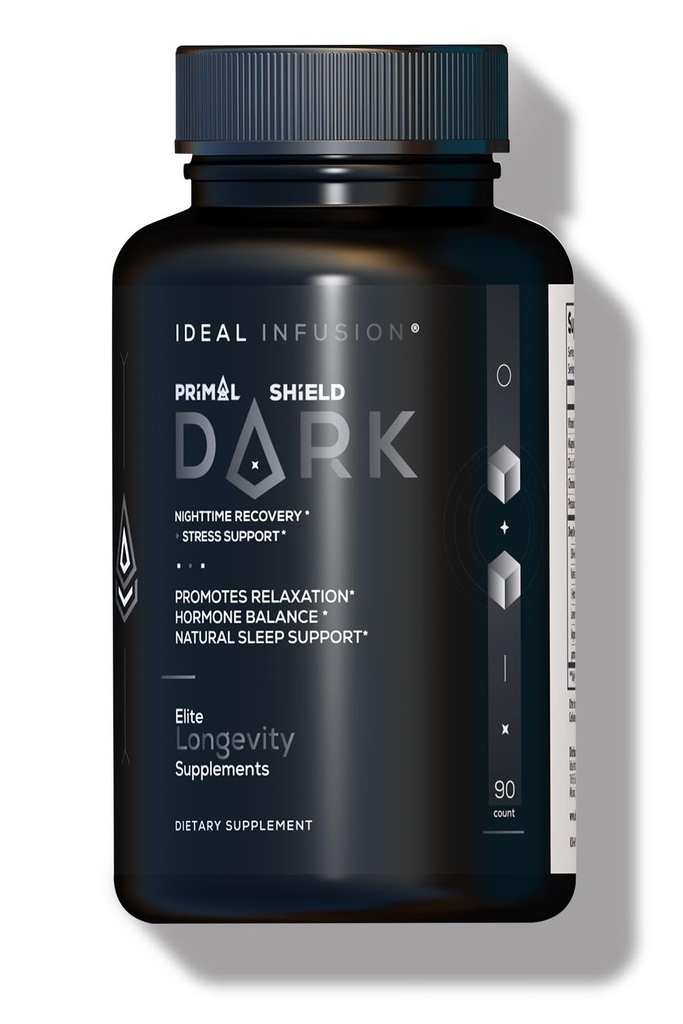 Ideale Infusion Nighttime Muscle Recovery & Deep Sleep Supplement: Relax and Stress Support - Magnesium Glycinate, KSM-66 (Melatonin Free) Vegan