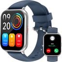 RUIMEN Smart Watches for Men Women (Answer/Make Calls, 2 Bands Incluso), 1.8" Smartwatch per iOS/Android Phones, Fitness Tracker Heart Rate/Sleep Monitor Digital Watch impermeabile Blue