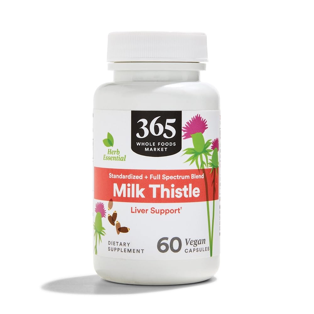 365 Par marché des aliments entiers, chardon de lait, 60 comtes