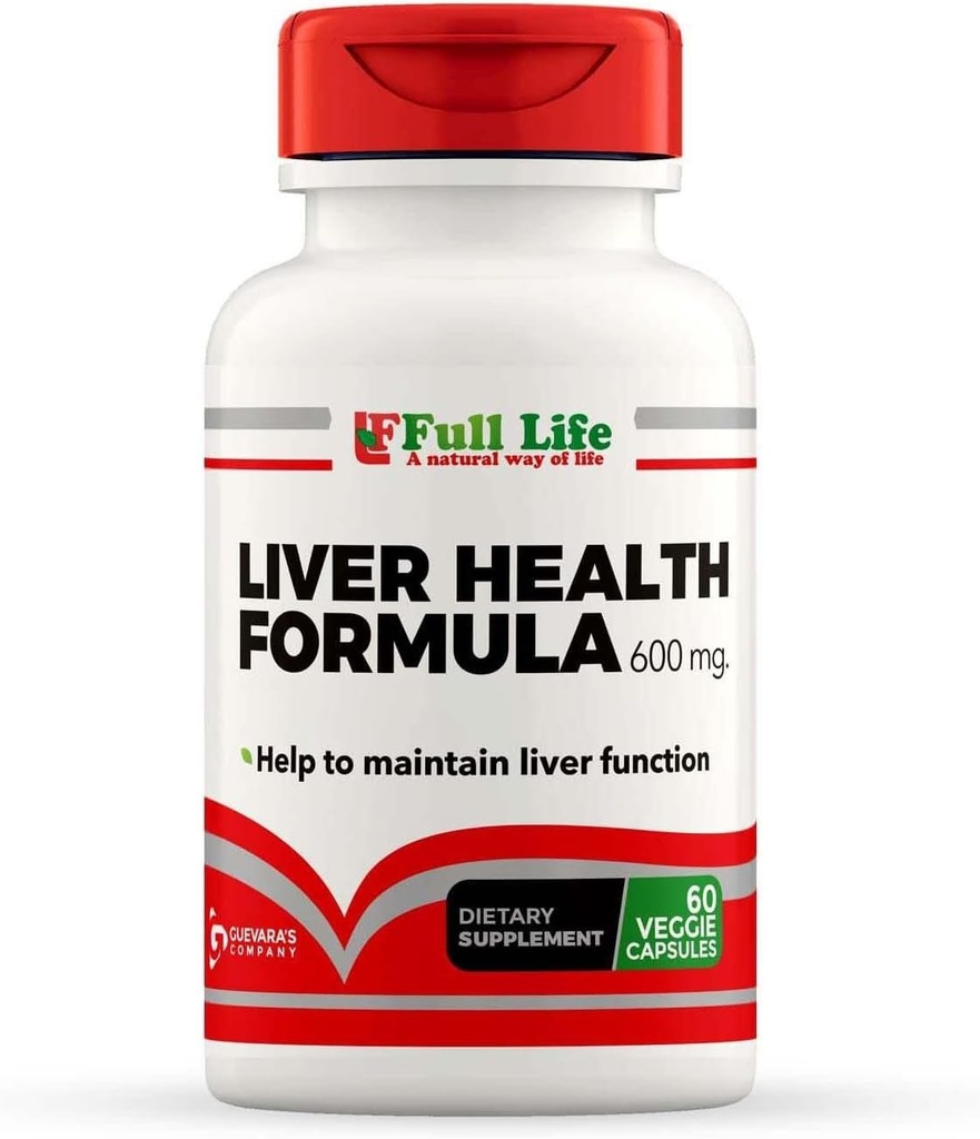 Formula di salute del fegato di vita completa - Integratore alimentare - 60 capsule vegetali