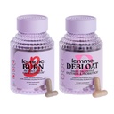Lemme Burn & Debloat Capsule Bundle - Metabolismus & Fettverbrennung + Debloat Kapseln für Blähungen & Gas Relief, Probiotika & Präbiotika - Glutenfrei, Nicht-GVO - jeweils 60 Ct