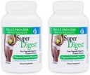 SuperDigest (2 Pack) Best Process Alkaline — Multi-Enzyme Digestive Unterstützung — Verdauungsenzyme mit Alfalfa, Papain & Bromelain (Vegetarisch freundlich)