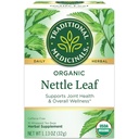 Traditionelle Medicinals Organic Nettle Leaf Kräutertee, Unterstützt Gelenke Gesundheit & Gesamt Wellness, (Pack von 2) - 32 Teebeutel insgesamt